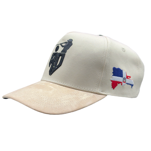 El Coco Blanco - vista lateral derecha con logo RD y mapa de República Dominicana