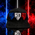 Gorra dominicana GCAPS Perla Negra con bordado RD 3D en los colores de la bandera – foto 1